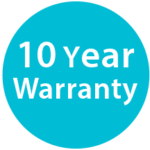 Finest Finish Arctic Coast 10-year warranty sticker